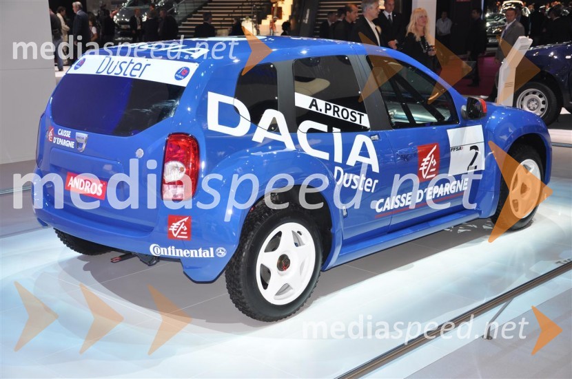 Dacia Duster za Alana Prosta in naskok na trofejo AndrosAvtosalon Pariz 2010 - nekaj poslastic