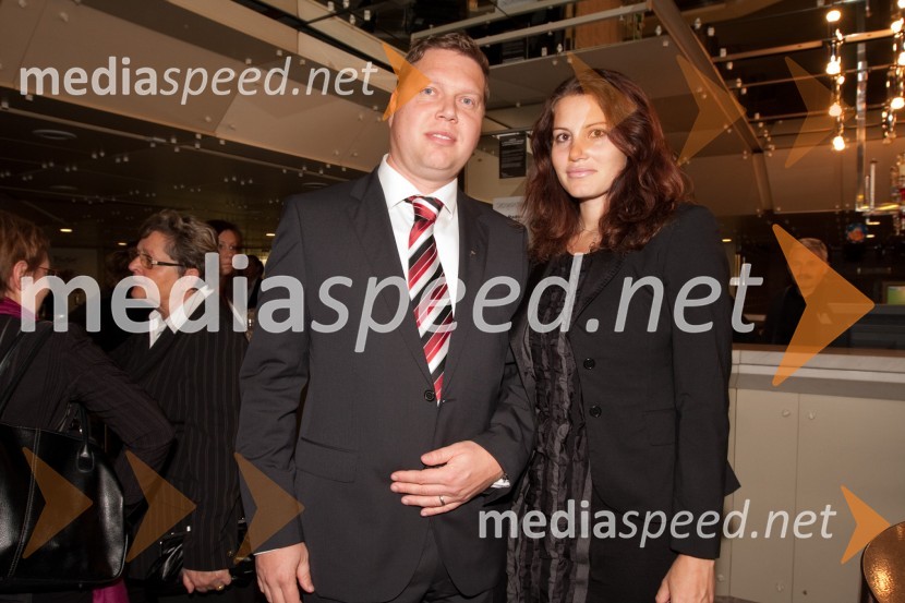 Matjaž Pavlinjek, direktor podjetja ROTO Pavlinjek in soproga SandraSlovenska gazela 2010