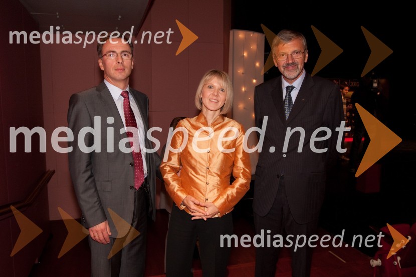 Edita Krajnović, Mediade, soprog Rade in Matjaž Čadež, predsednik upravnega odbora HalcomaSlovenska gazela 2010