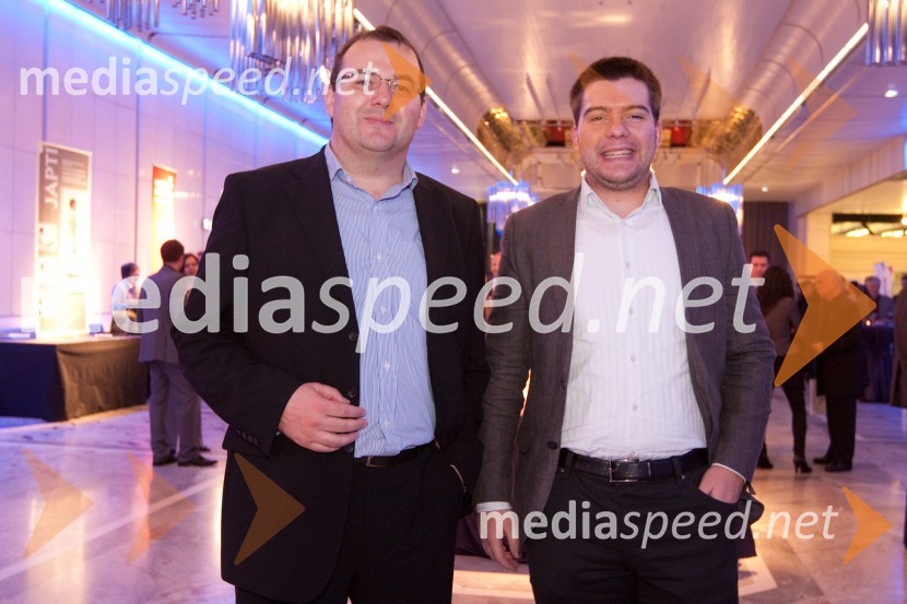 Srečo Mrvar, direktor zaožbe Učila in sin DominikSlovenska gazela 2010