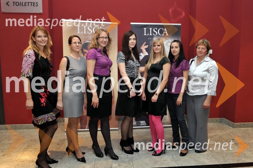 Nagrajenke Liscine nagradne igre Preživite večer z zvezdami s spremljevalkami
Lisca, predstavitev kolekcije pomlad in poletje 2011