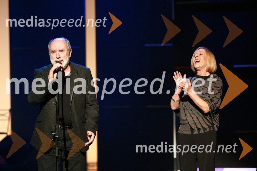 Janez Hočevar Rifle, igralec in dobitnik Borštnikovega prstana 2010 ter Milena Zupančič, igralka in dobitnica Borštnikovega prstana 1999Borštnikov prstan prejel Janez Hočevar Rifle