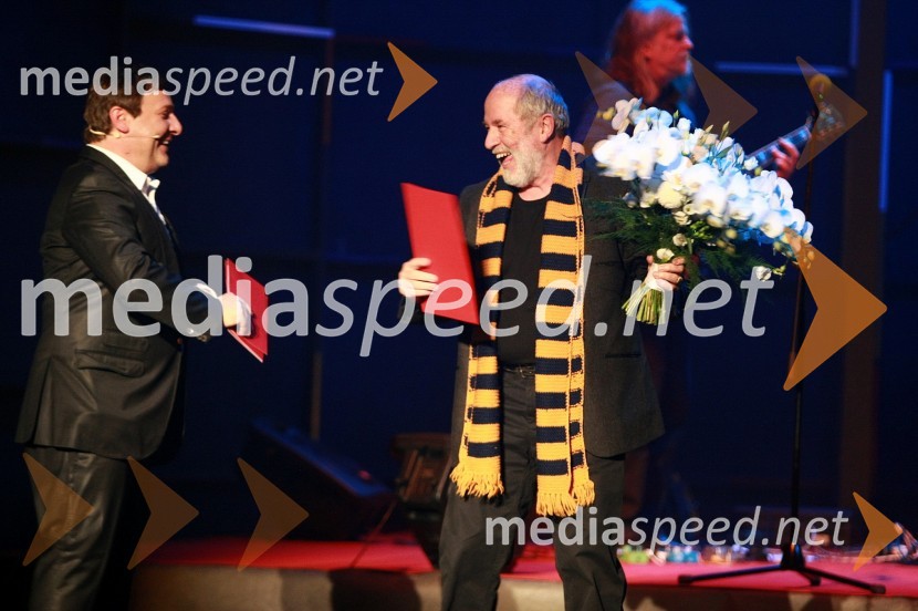 Bojan Emeršič, igralec ter Janez Hočevar Rifle, igralec in dobitnik Borštnikovega prstana 2010Borštnikov prstan prejel Janez Hočevar Rifle