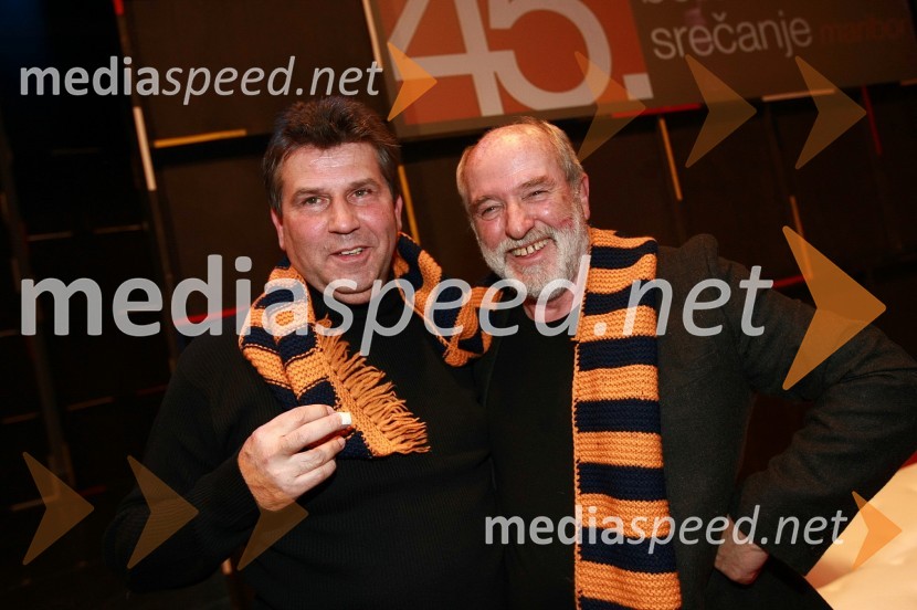 Janez Čebulj, televizijski producent ter Janez Hočevar Rifle, igralec in dobitnik Borštnikovega prstana 2010Borštnikov prstan prejel Janez Hočevar Rifle