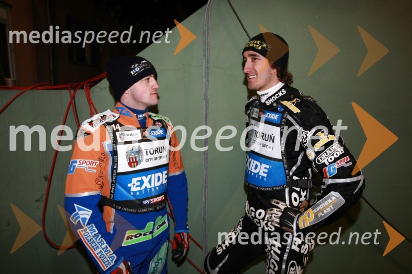 Chris Harris (Velika Britanija) in Chris Holder (Avstralija)Speedway, SGP 2010, VN Poljske 2010