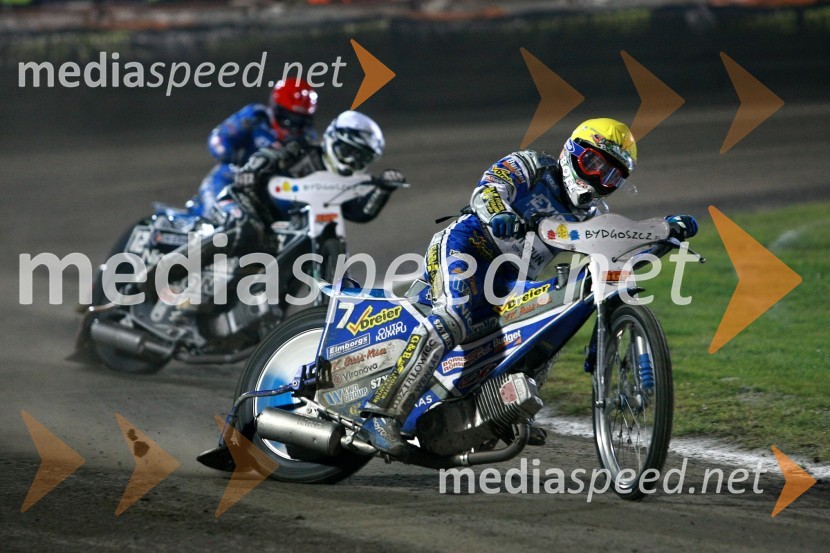 Chris Holder (Avstralija) in Rune Holta (Poljska)Speedway, SGP 2010, VN Poljske 2010