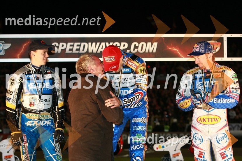 Jaroslaw Hampel (Poljska), ..., Tomasz Gollob (Poljska) in Jason Crump (Australia)Speedway, SGP 2010, VN Poljske 2010