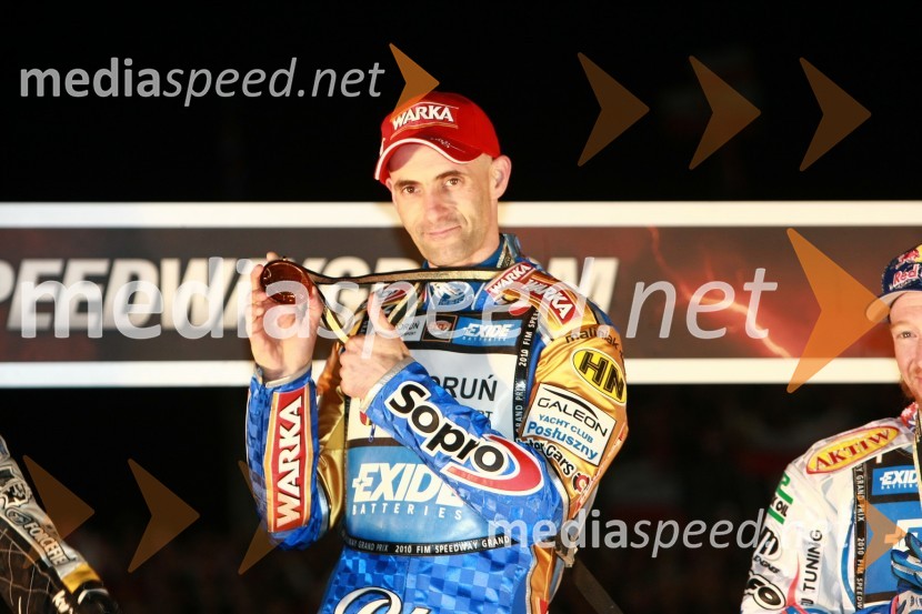 Tomasz Gollob (Poljska) in Jason Crump (Australia)Speedway, SGP 2010, VN Poljske 2010