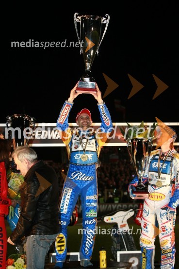 ..., Tomasz Gollob (Poljska) in Jason Crump (Australia)Speedway, SGP 2010, VN Poljske 2010