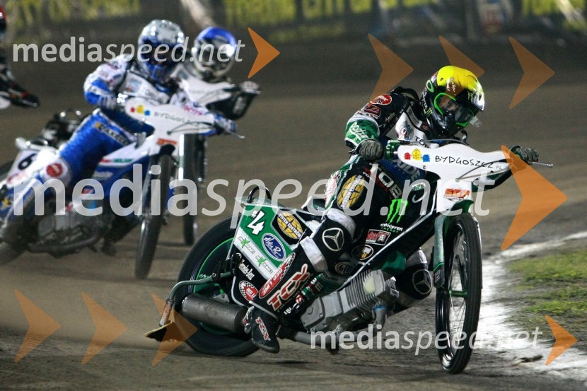 Nicki Pedersen (Danska) in Greg Hancock (ZDA)Speedway, SGP 2010, VN Poljske 2010