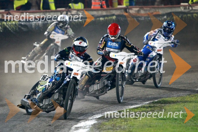 Mattia Carpanese (Italija), ..., Andreas Jonsson (Švedska) in Nicki Pedersen (Danska)Speedway, SGP 2010, VN Poljske 2010