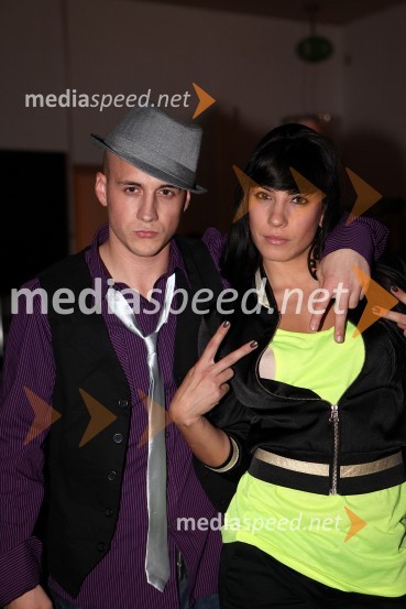 Erik Felicijan, pevec in Andreja Vakselj, plesalkaErik, premiera videospota Ljubezen na prvi pogled