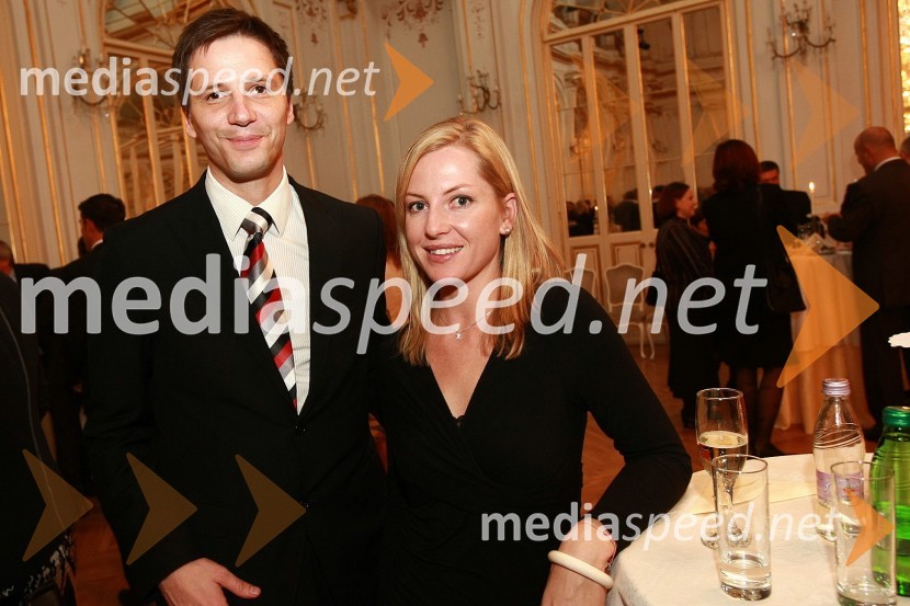 Stipe Jerič, direktor produkcije in strateškega razvoja RTS ter Esther von Seydlitz KurzbachPremiera baleta Giselle v SNG Maribor