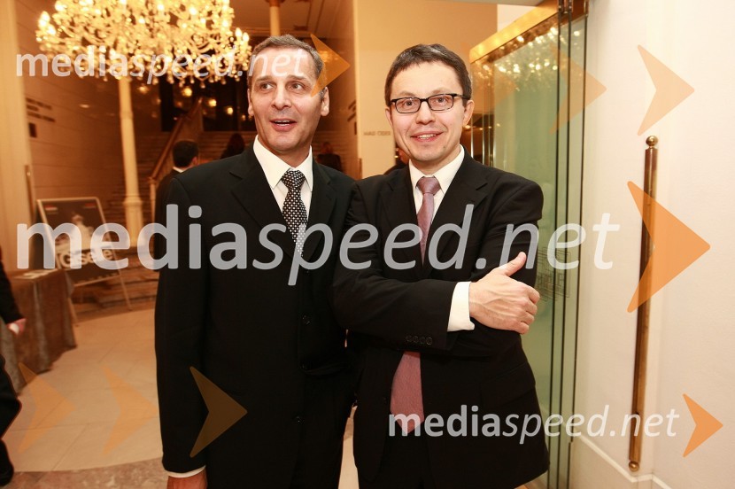 Danilo Rošker, direktor SNG Maribor in Janko Kastelic, dirigent ter umetniški direktor Opere SNG MariborPremiera baleta Giselle v SNG Maribor