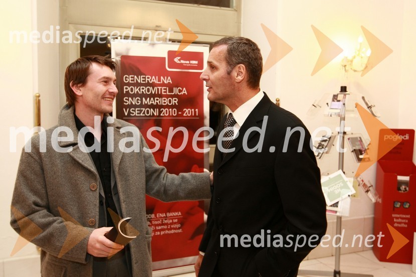 Matjaž Rebolj, oboist in Danilo Rošker, direktor SNG MariborPremiera baleta Giselle v SNG Maribor