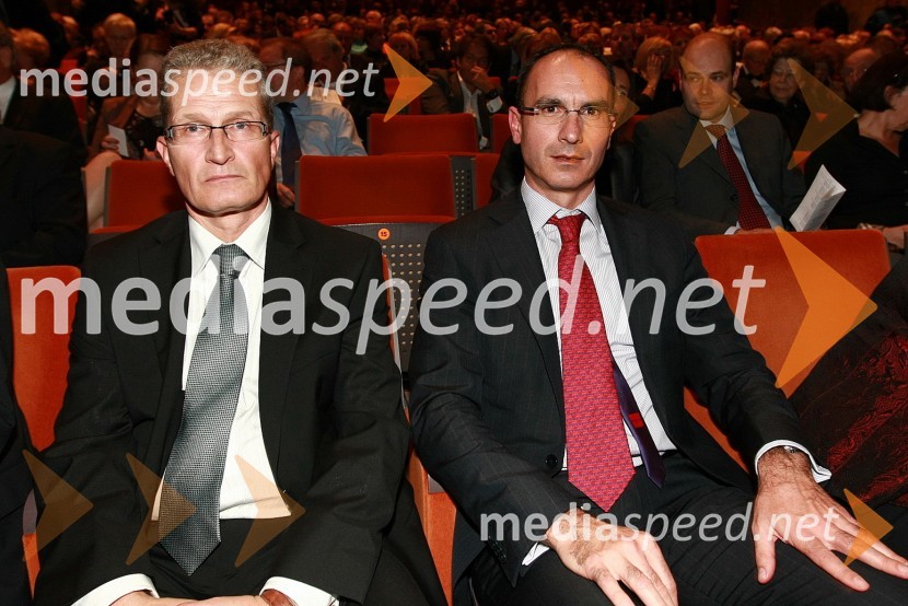 Zoran Janko, glavni izvršni direktor družbe Mobitel in Marko Boštjančič, član uprave za trženje Telekom SlovenijePremiera baleta Giselle v SNG Maribor