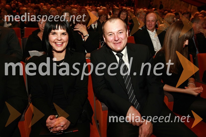 Franc Kangler, župan Mestne občine Maribor in soproga TanjaPremiera baleta Giselle v SNG Maribor