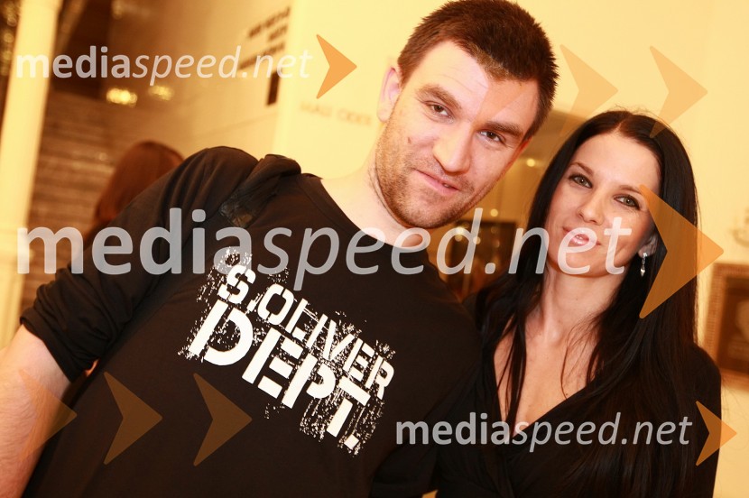 Marko Pigac, fotograf in Mihela Gostenčnik, mestna svetnica Mestne občine MariborPremiera baleta Giselle v SNG Maribor