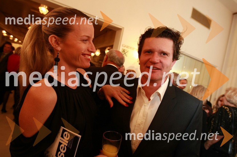 Marko Kolbl, lastnik Radia Center in direktor podjetja Europlakat ter soproga AnitaPremiera baleta Giselle v SNG Maribor