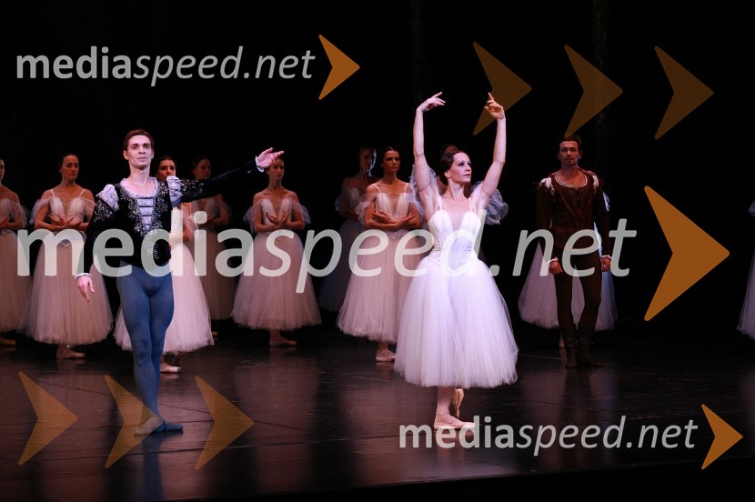 Anton Bogov, baletnik in Alenka Ribič Laufer, balerinaPremiera baleta Giselle v SNG Maribor