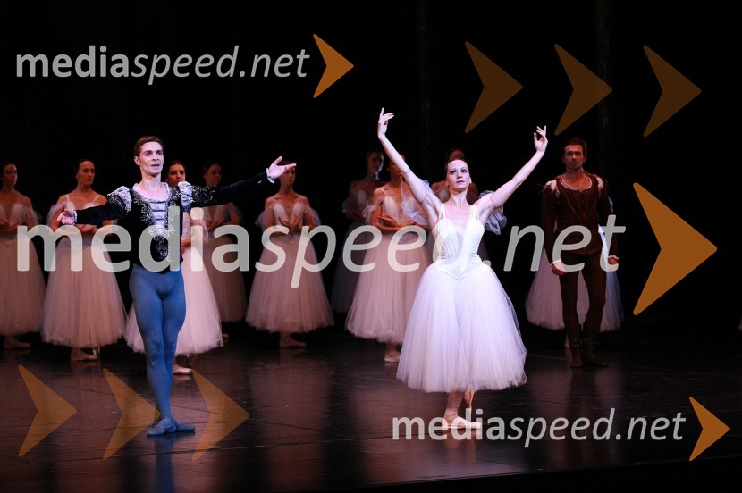 Anton Bogov, baletnik in Alenka Ribič Laufer, balerinaPremiera baleta Giselle v SNG Maribor