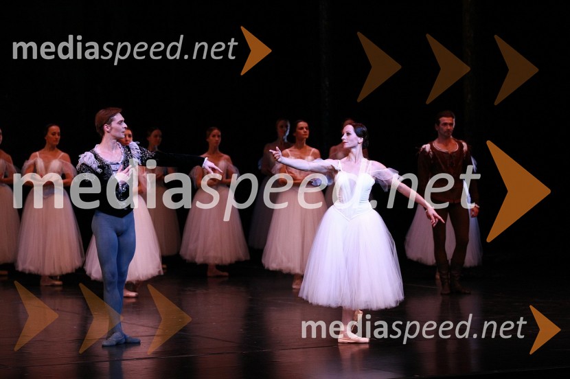 Anton Bogov, baletnik in Alenka Ribič Laufer, balerinaPremiera baleta Giselle v SNG Maribor