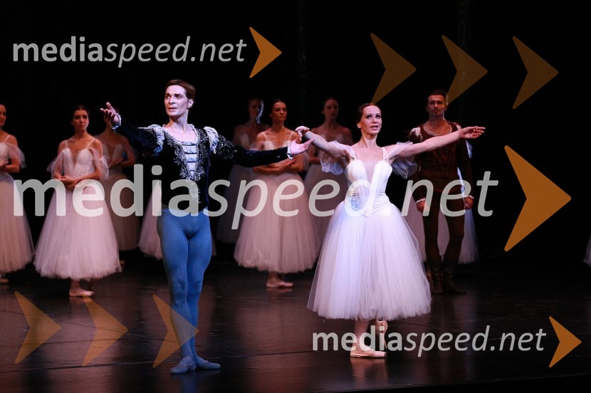 Anton Bogov, baletnik in Alenka Ribič Laufer, balerinaPremiera baleta Giselle v SNG Maribor