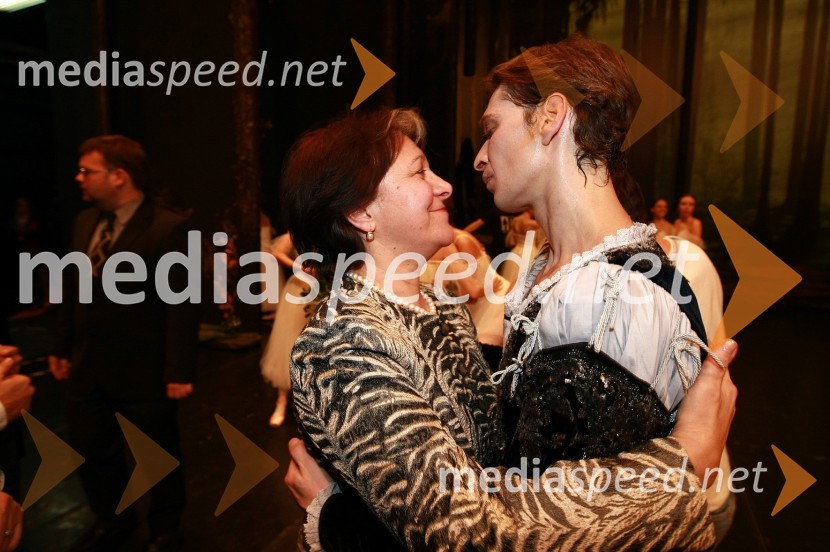 Karine Alaverdjan, asistentka koreografa in Anton Bogov, baletnikPremiera baleta Giselle v SNG Maribor