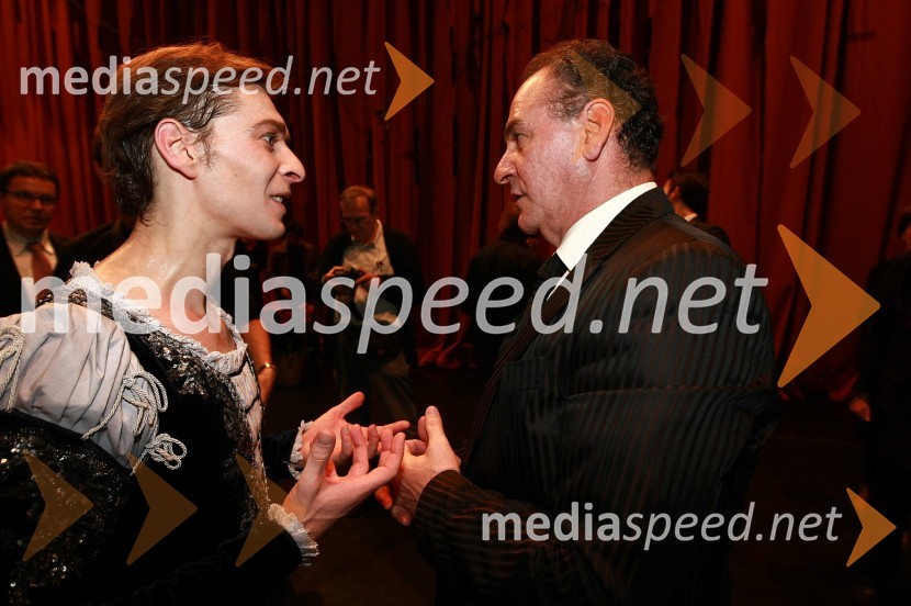 Anton Bogov, baletnik in Rafael Avnikjan, koreografPremiera baleta Giselle v SNG Maribor