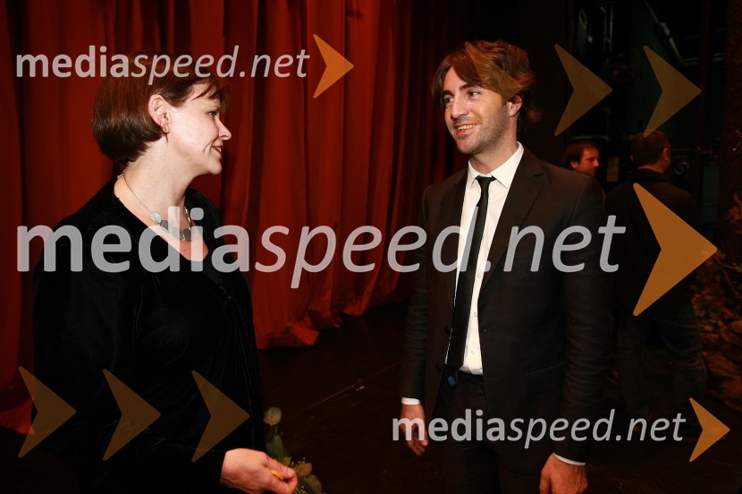 Alice Farnham, dirigentka ter Edward Clug, baletnik, koreograf in umetniški direktor Baleta SNG MariborPremiera baleta Giselle v SNG Maribor