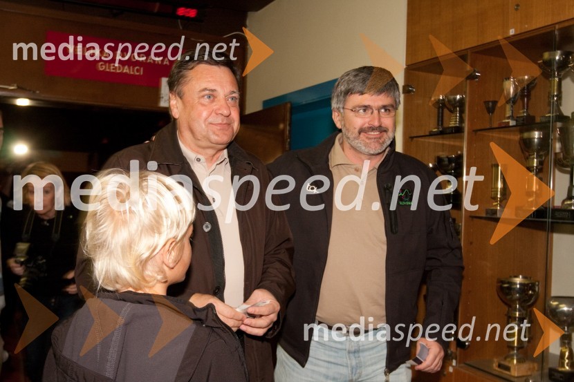 	Zoran Janković, župan Mestne občine Ljubljana in Roman Jakič, direktor Zavoda TivoliŠe vedno sanjam poplave, dobrodelni koncert