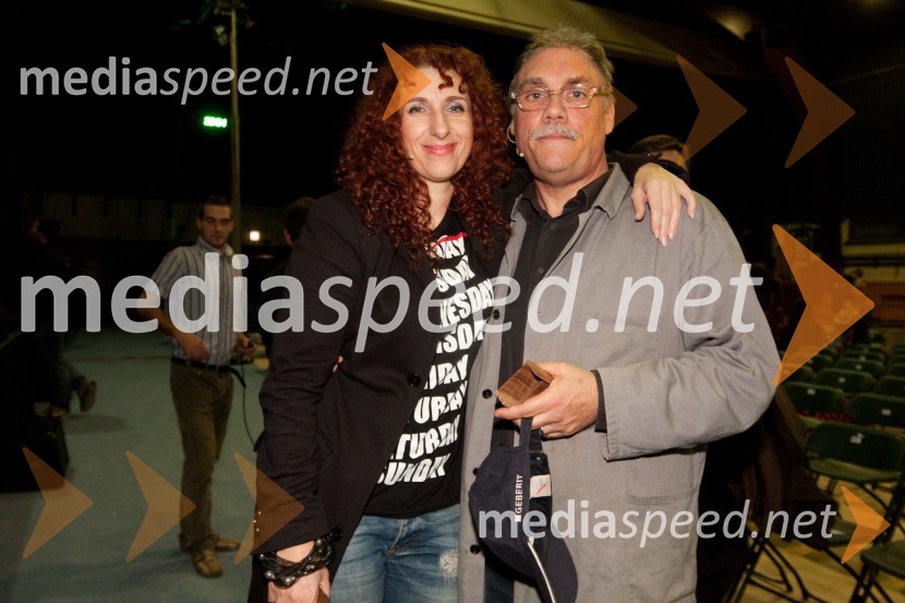 Vita Mavrič, šansonjerka in Boris Kobal, igralecŠe vedno sanjam poplave, dobrodelni koncert