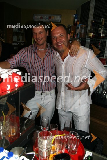 Rajko Hrvatič, poslovnež in Jure Bradač, manekenJure Bradač, rojstni dan