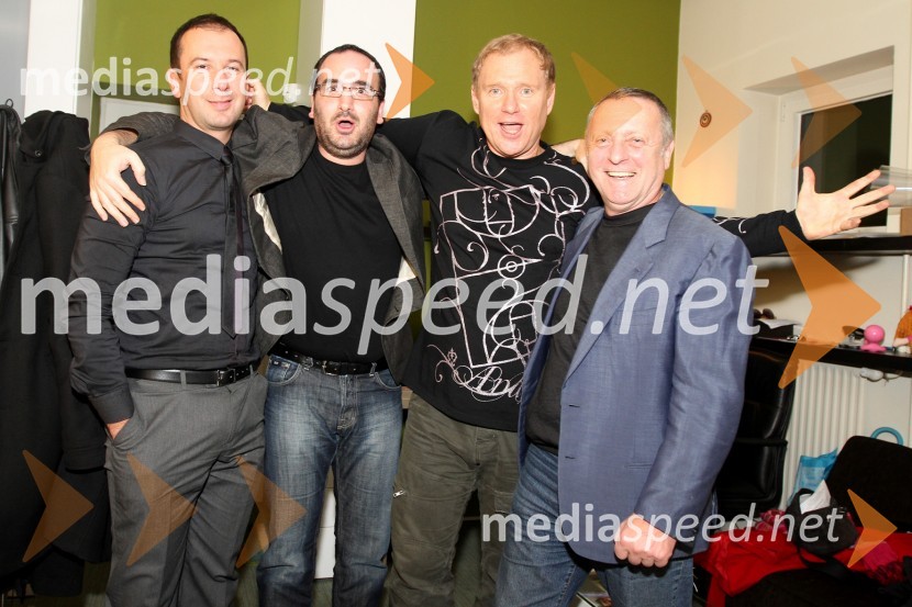 Renato Vindiš, Jure Mastnak, Sašo Hribar, imitatorji in Ljubo Tori, managerSašo Hribar Show