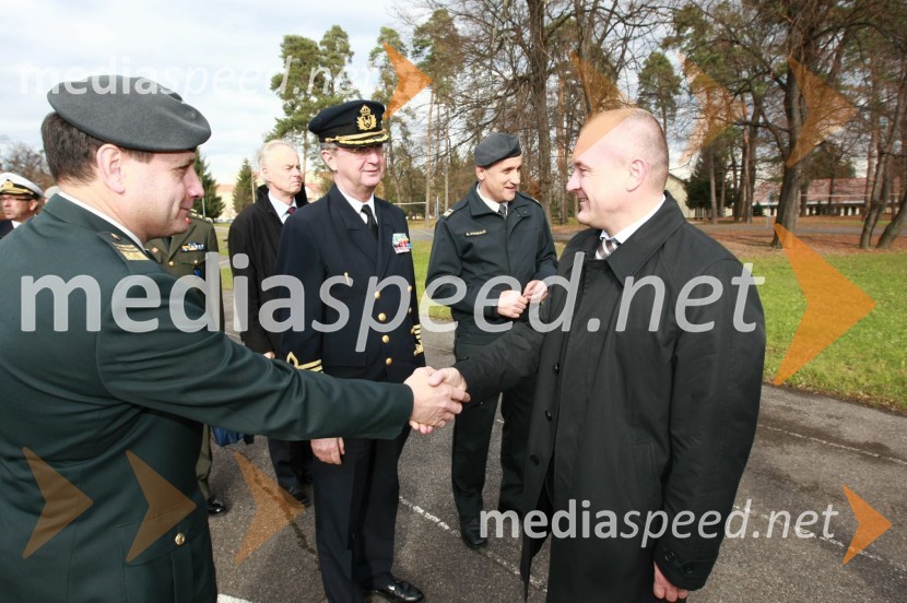 Generalmajor mag. Alojz Šteiner, načelnik Generalštaba Slovenske vojske in Franc Kangler, župan Mestne občine MariborGeneral Håkan Syren na obisku v Mariboru