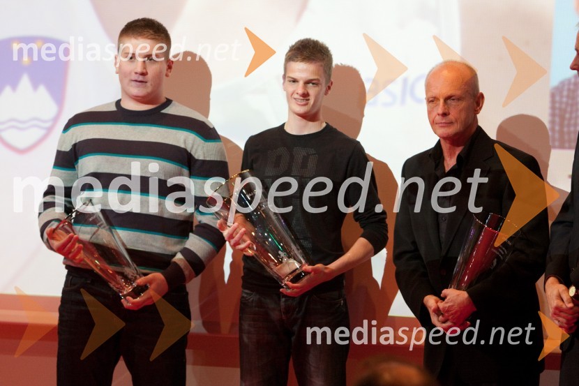 ..., ... in Svetlan Vujasin, trenerAtlet leta 2010