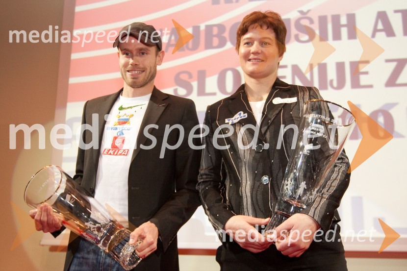 	Boštjan Buč, tekač čez zapreke in Martina Ratej, metalka kopjaAtlet leta 2010