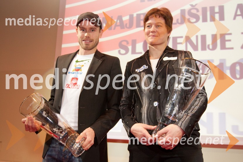 	Boštjan Buč, tekač čez zapreke in Martina Ratej, metalka kopjaAtlet leta 2010