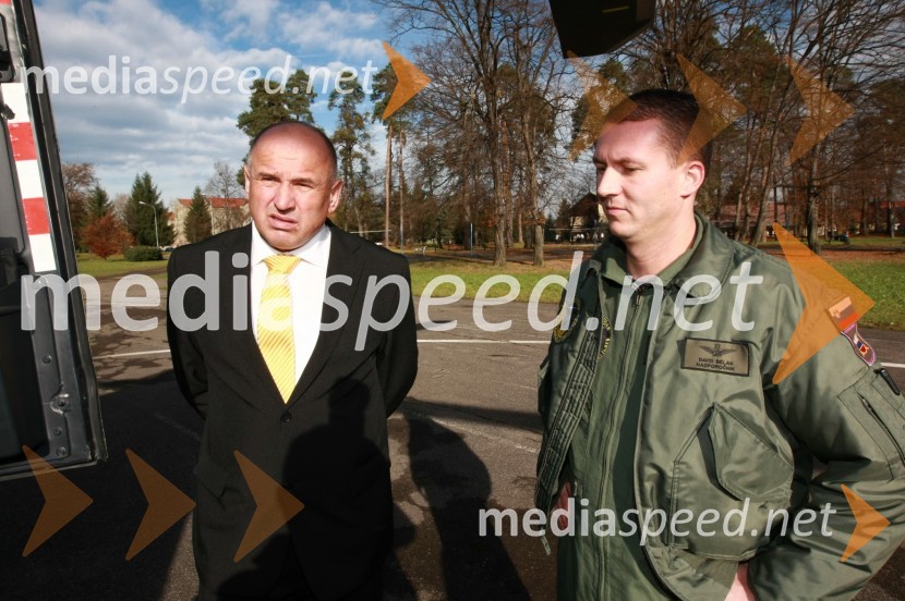 Milan Mikl, požupan Mestne občine Maribor in David Belak, nadporočnikGeneral Håkan Syren na obisku v Mariboru