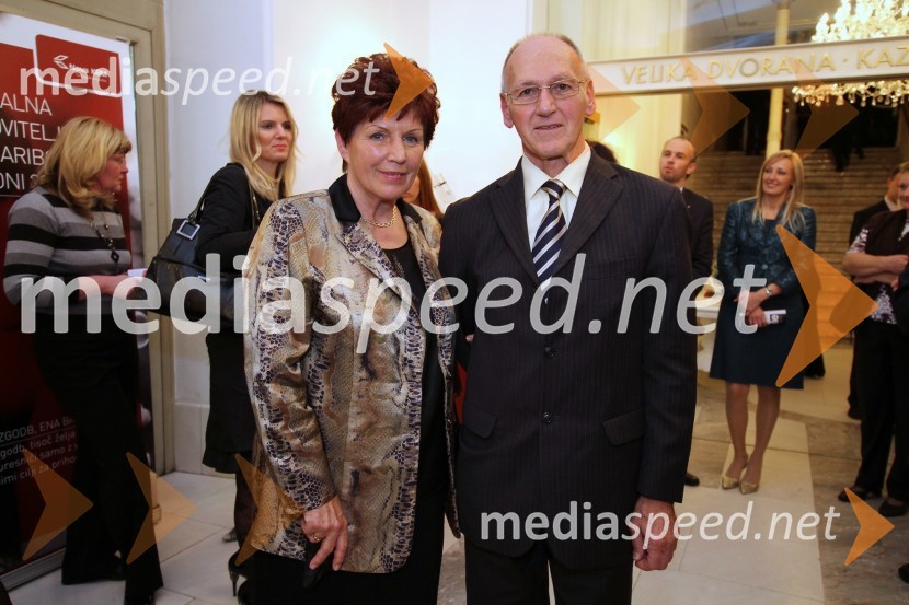 Zdenka Cerar, nekdanja pravosodna ministrica in generalna tožilka in soprog Miro Cerar, nekdanji gimnastičar in predsednik Olimpijske akademije ter ambasador za fair play80. obletnica rotarijstva na Slovenskem
