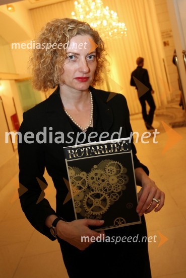 Hermina Kovačič, urednica Diners Club Magazina80. obletnica rotarijstva na Slovenskem