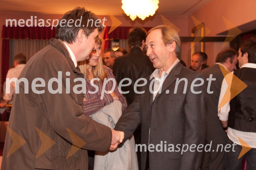 Jožef Školč, politik in Brane Grubar, igralecJakob Ruda, premiera