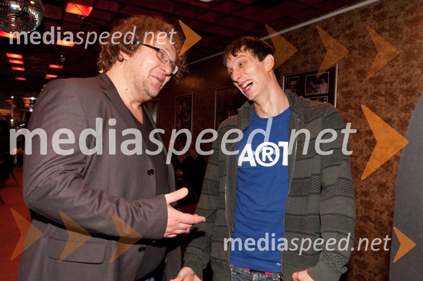 Primož Pirnat, igralec in Jurij Drevenšek, igralecJakob Ruda, premiera