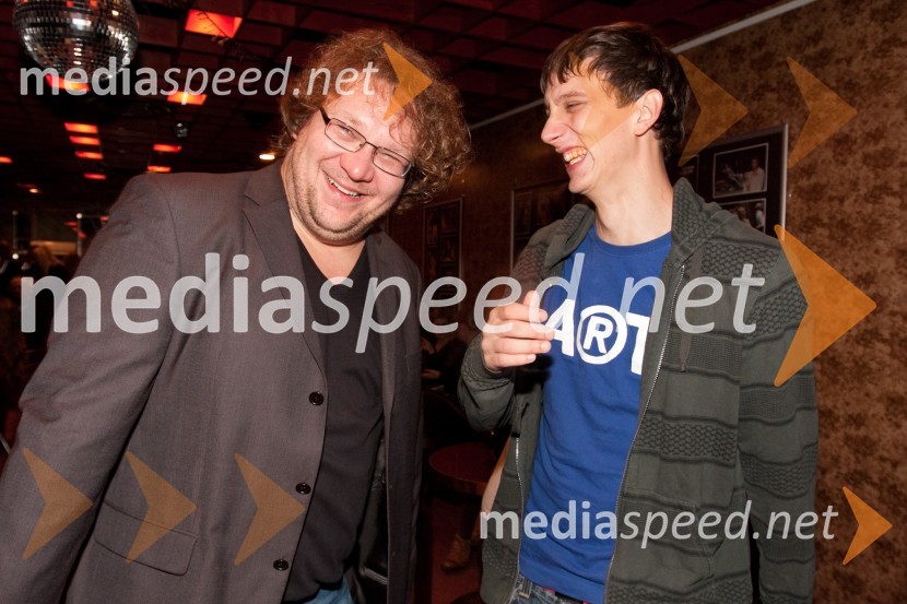 Primož Pirnat, igralec in Jurij Drevenšek, igralecJakob Ruda, premiera