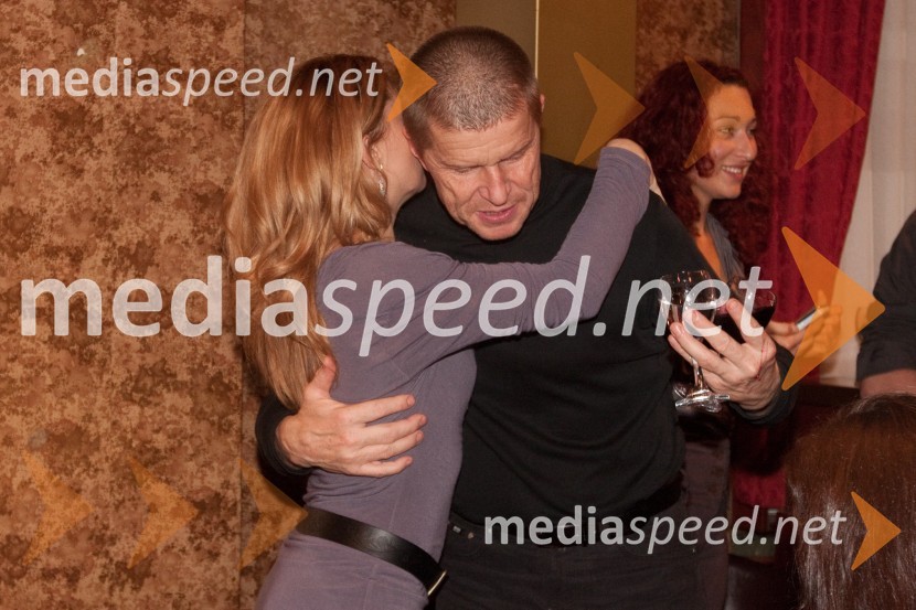 Vesna Pernarčič Žunić, igralka in Borut Veselko, igralecJakob Ruda, premiera