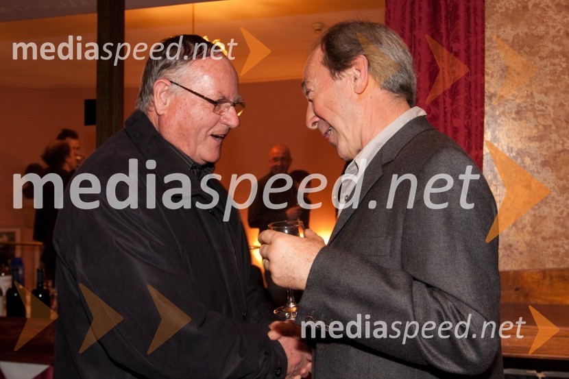 Vlado Horvat in Brane Grubar, igralecJakob Ruda, premiera