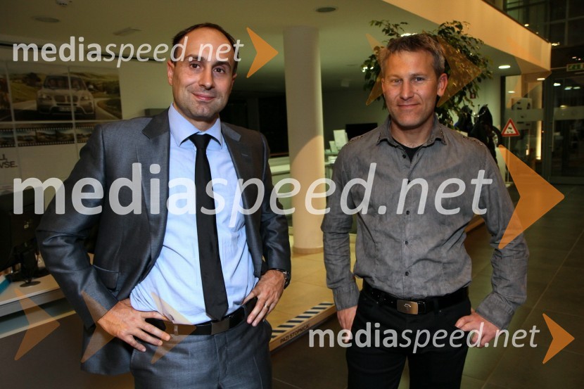 Uroš Seles, direktor BMW Selmar d.o.o. in Gregor BučarSalon Selmar predstavil novi BMW X3