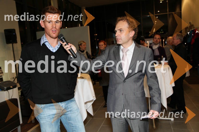 Matjaž Gojčič, golfist in Dejan Boštjančič, BMW Selmar d.o.o.Salon Selmar predstavil novi BMW X3