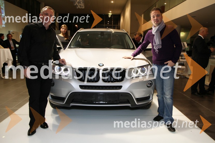 Boris Vugrinec, fotoreporter časnika Večer in sin NejcSalon Selmar predstavil novi BMW X3