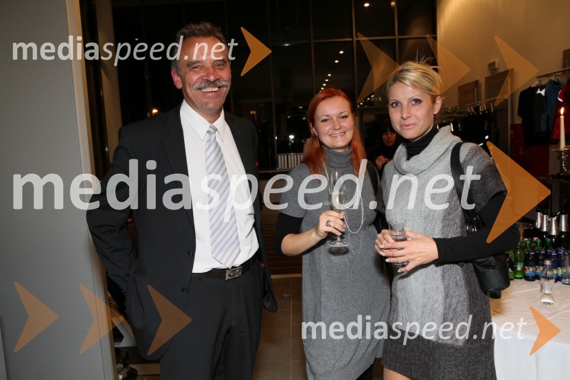 Jože Lobnik, direktor Otip d.o.o., Mojca Abram, Mariborski utrip in Mojca Hanžič, odgovorna urednica Mariborskega UtripaSalon Selmar predstavil novi BMW X3